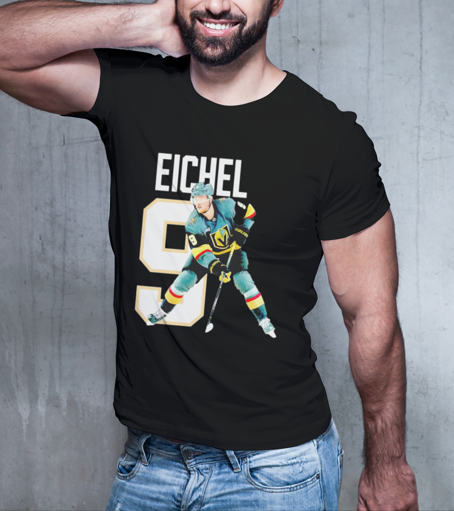 Vegas Golden Knights Jack Eichel 9 Hockey Player MVP T-Shirt