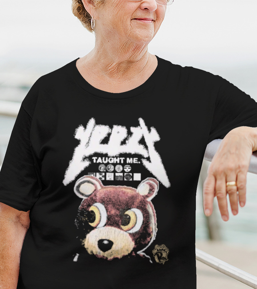 Yeezy Taught Me Graduation Bear Mascot Vintage T-Shirt