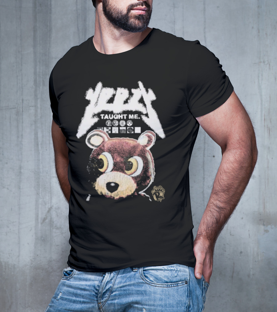 Yeezy Taught Me Graduation Bear Mascot Vintage T-Shirt