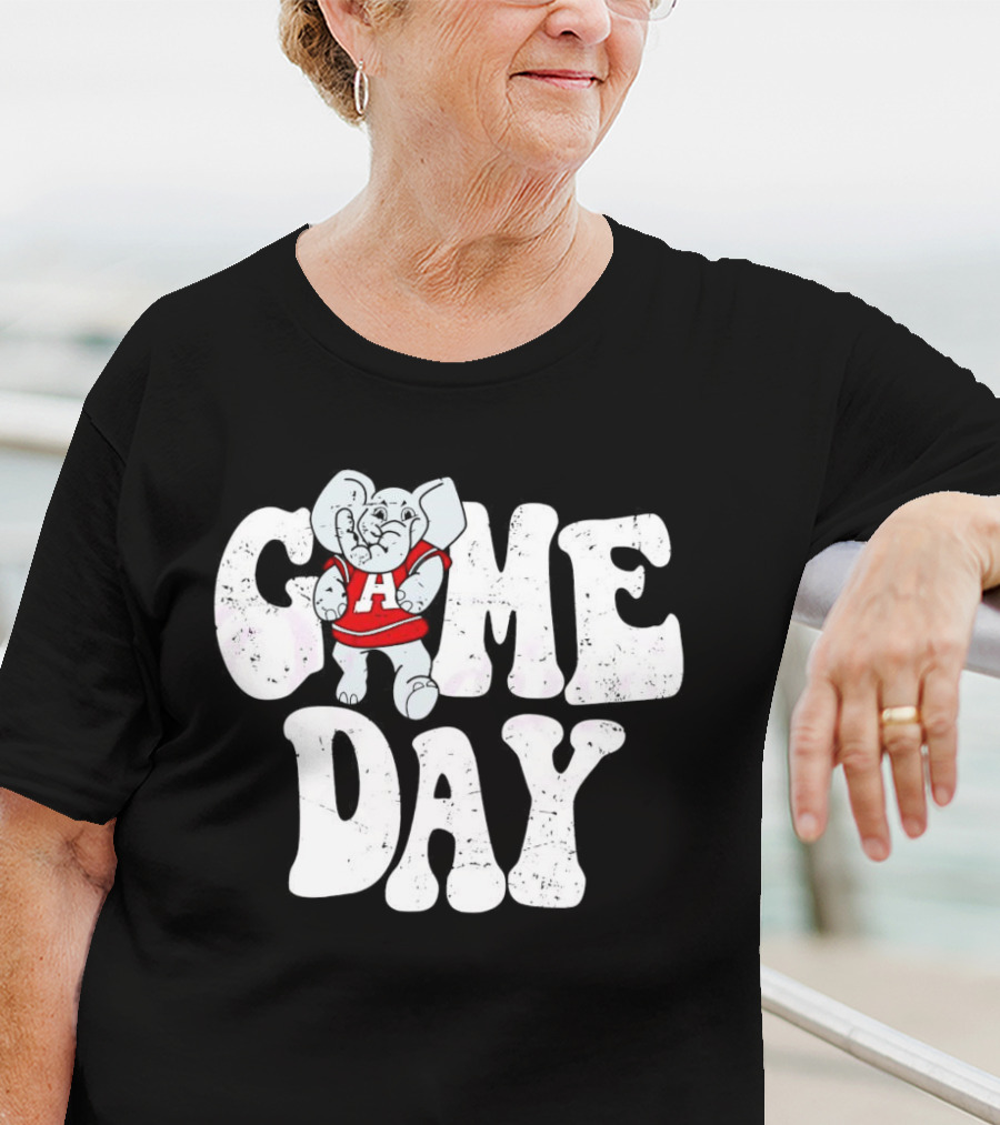 Alabama Crimson Tide Game Day Elephant Mascot T-Shirt