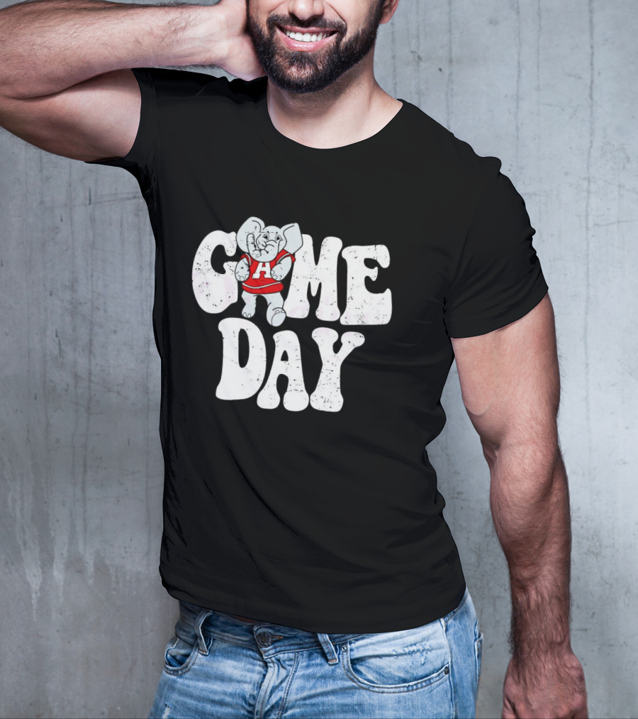 Alabama Crimson Tide Game Day Elephant Mascot T-Shirt