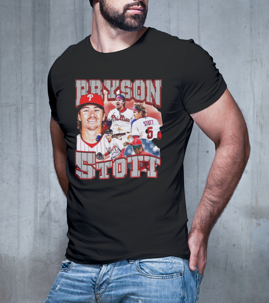 Bryson Stott Philadelphia Phillies Baseball Player T-Shirt