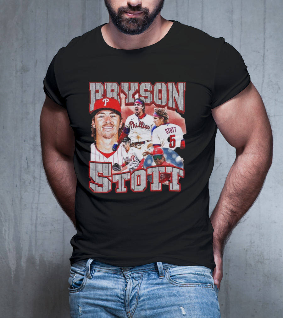 Bryson Stott Philadelphia Phillies Baseball Player T-Shirt