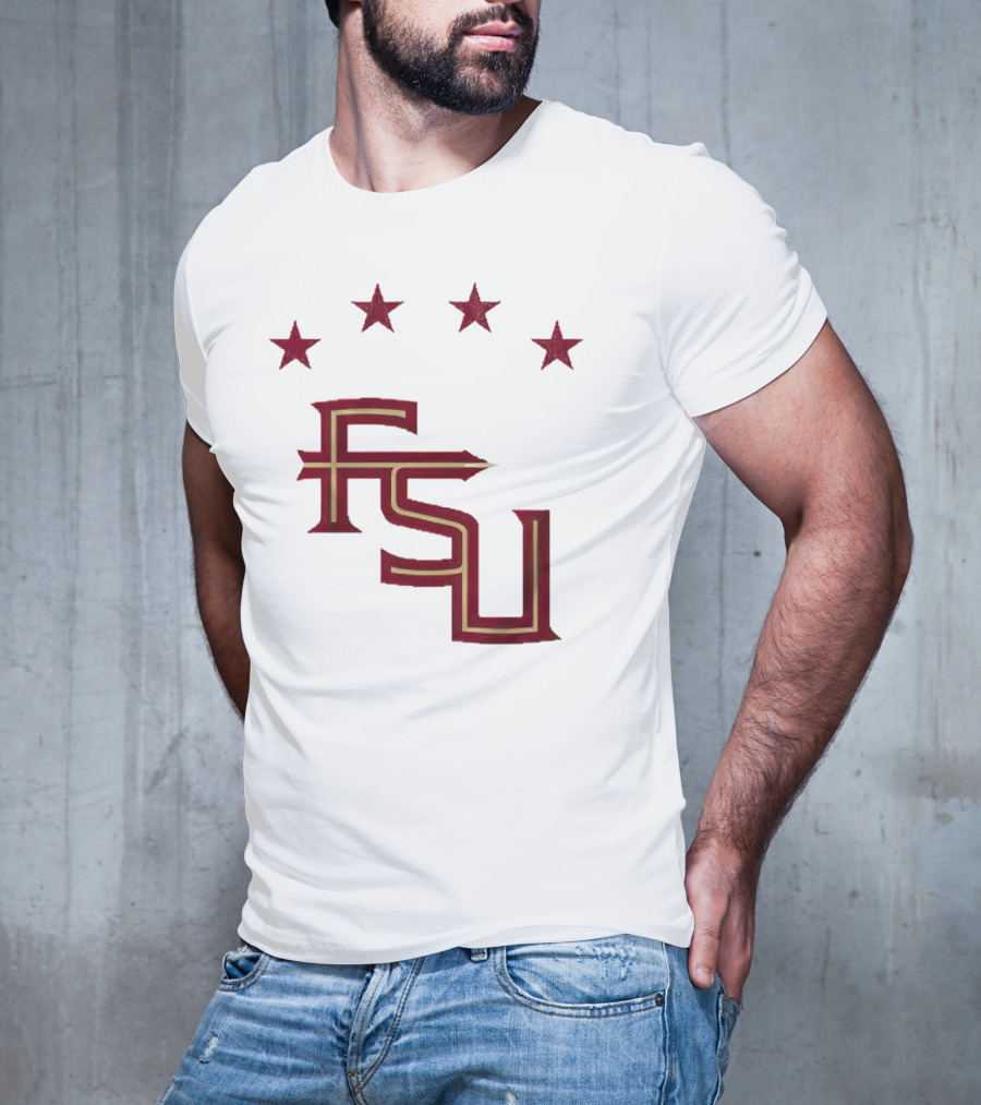 FSU Soccer Four Stars Achievement Recognition T-Shirt