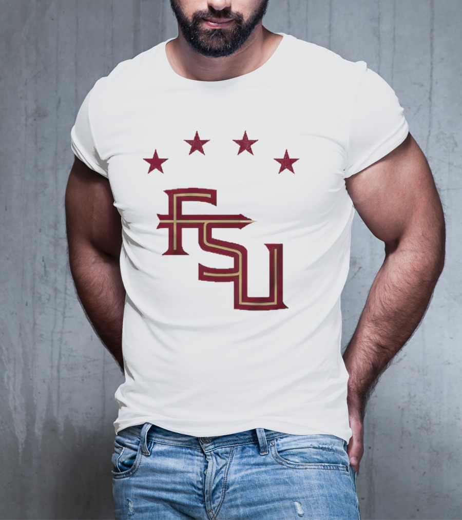 FSU Soccer Four Stars Achievement Recognition T-Shirt