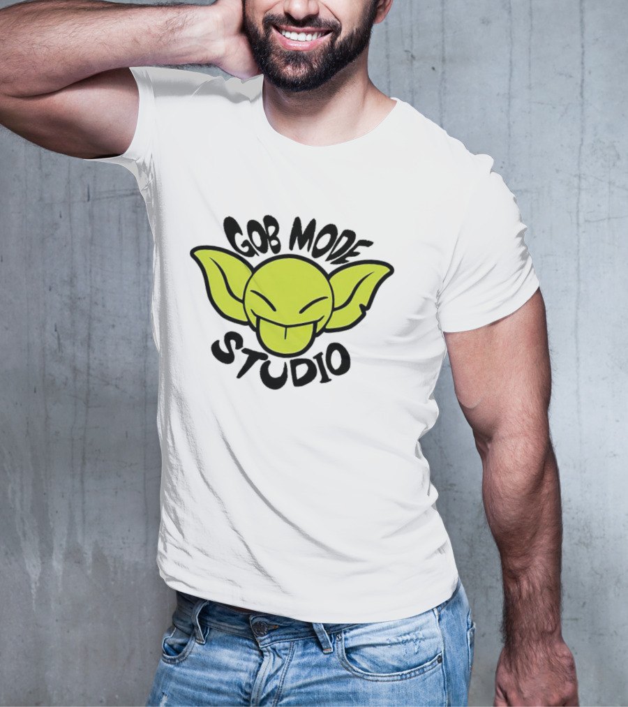 Goblin Gob Mode Studio Playful Green Face T-Shirt