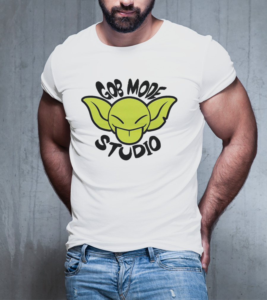 Goblin Gob Mode Studio Playful Green Face T-Shirt