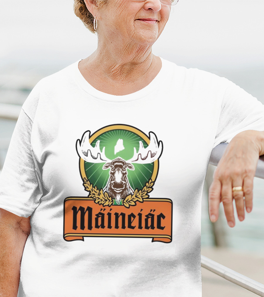 Jagermeister Maineiac Moose Maine T-Shirt