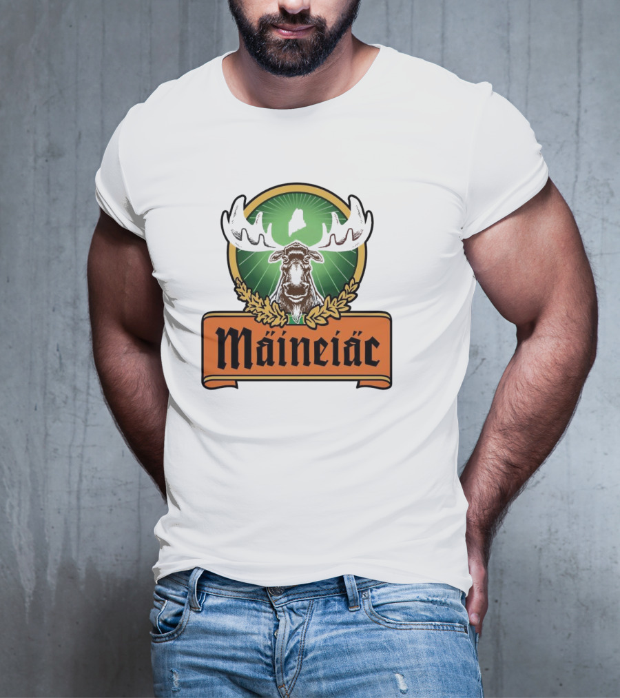 Jagermeister Maineiac Moose Maine T-Shirt