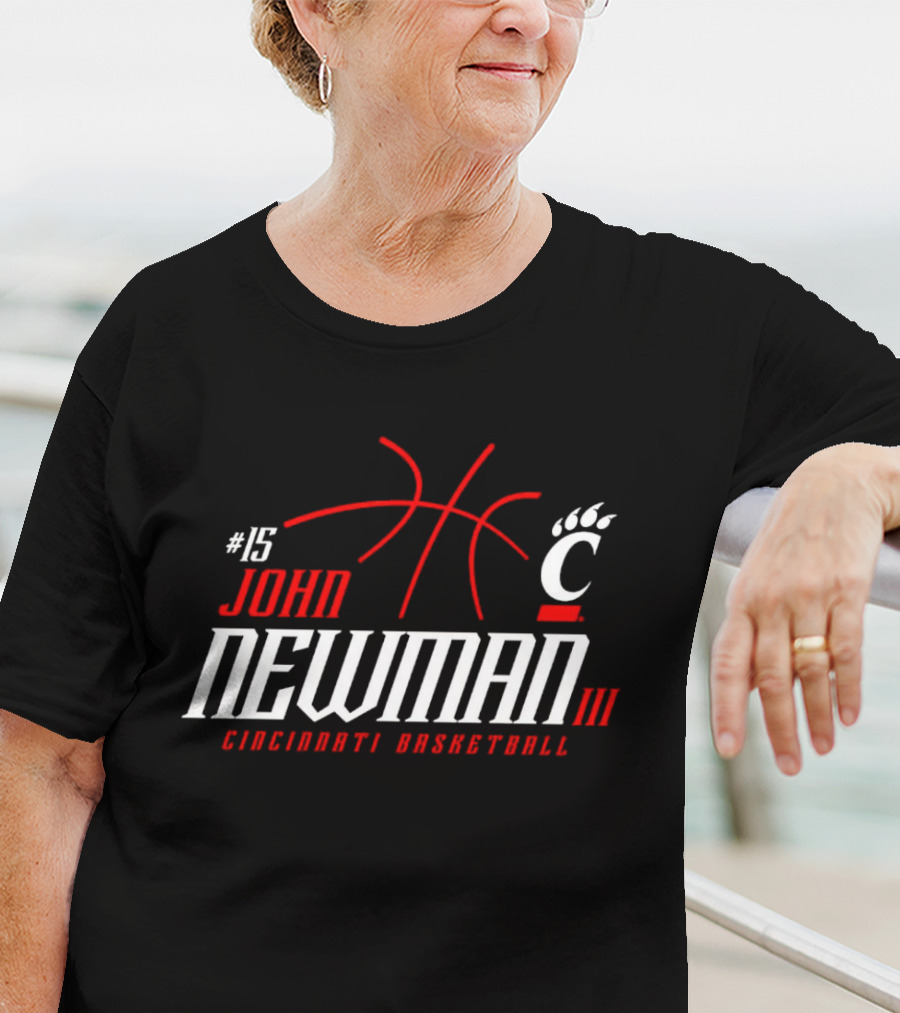 15 John Newman III Cincinnati Basketball T-Shirt