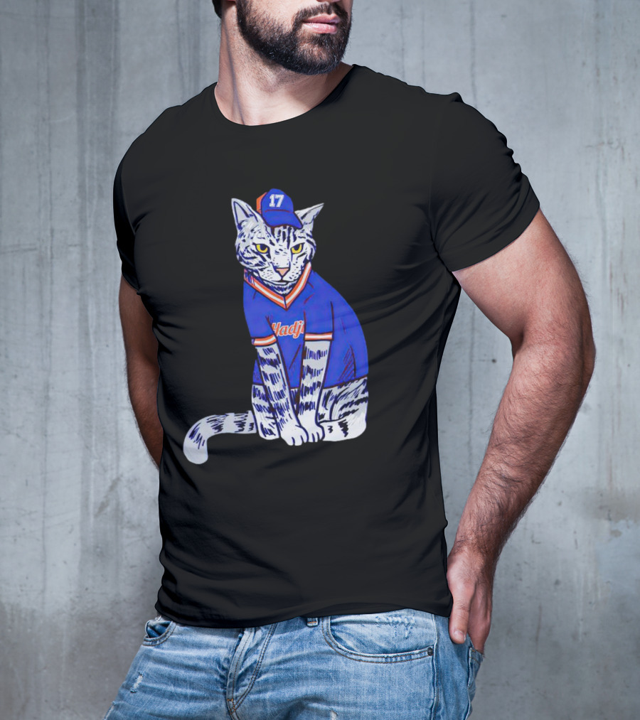 Keith Hernandez Hadji Cat Mets Jersey Number 17 T-Shirt