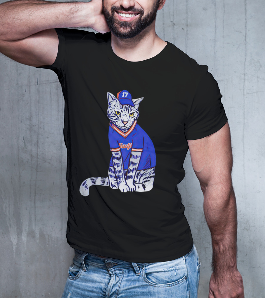 Keith Hernandez Hadji Cat Mets Jersey Number 17 T-Shirt