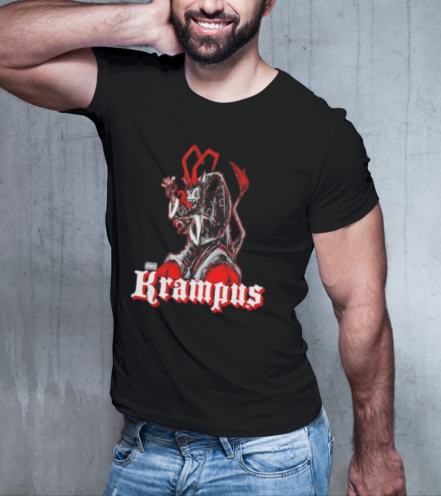 Krampus IV Explicit Content Warning Parental Advisory T-Shirt