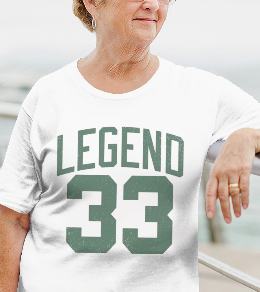 Legend 33 Larry Bird Boston Celtics T-Shirt
