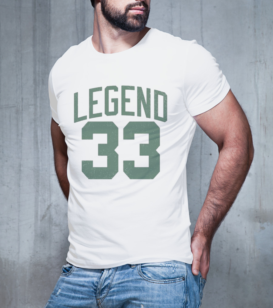 Legend 33 Larry Bird Boston Celtics T-Shirt