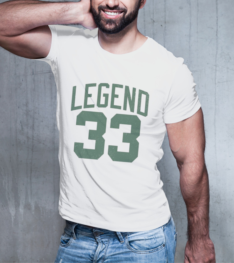Legend 33 Larry Bird Boston Celtics T-Shirt