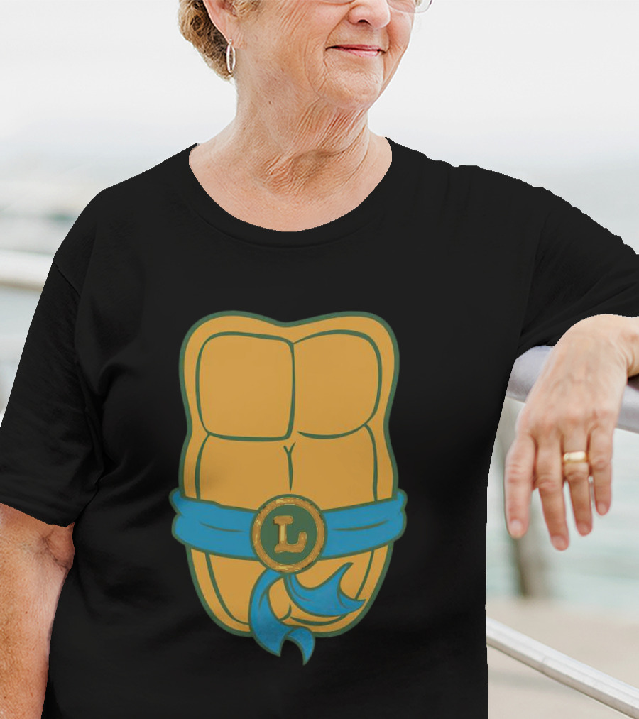 Leonardo Belt Turtle Shell Abs T-Shirt