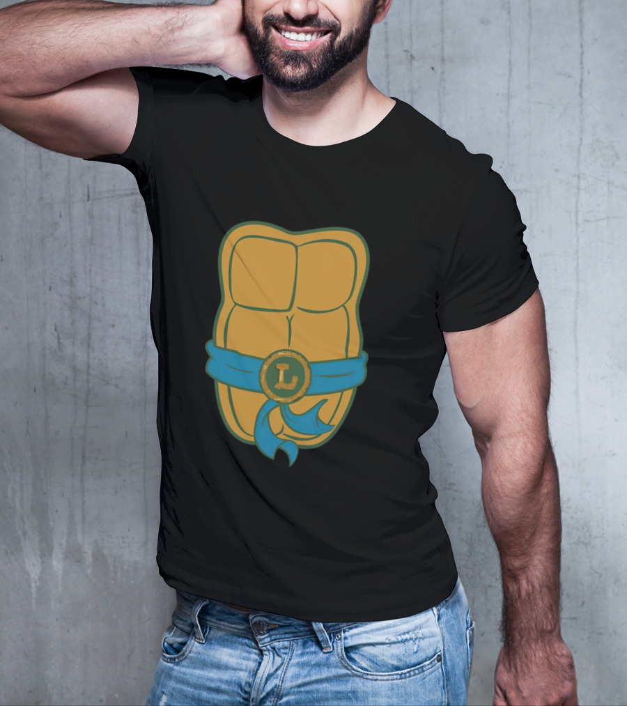 Leonardo Belt Turtle Shell Abs T-Shirt