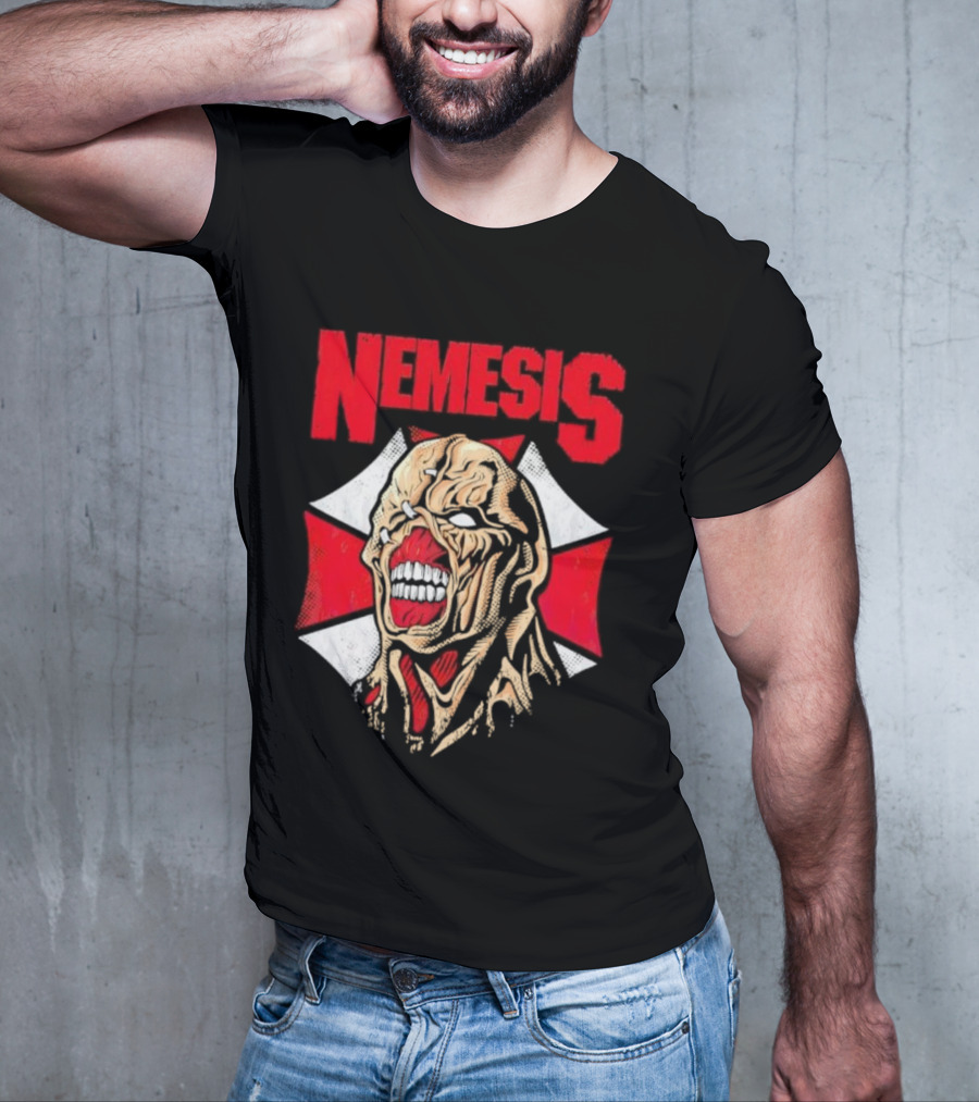 Nemesis Umbrella Biohazard Creature T-Shirt