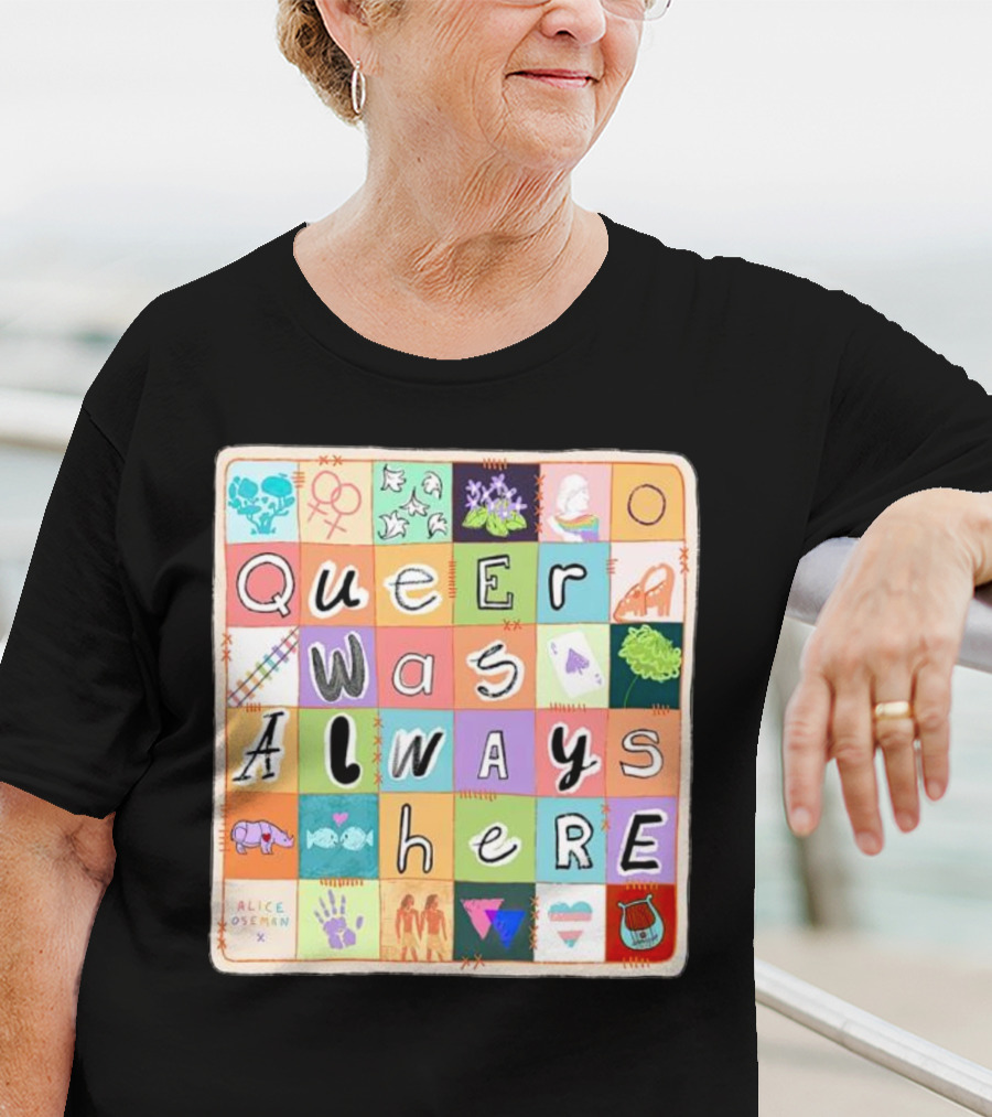 Alice Oseman X Qwah Queer Was Always Here Quilt T-Shirt