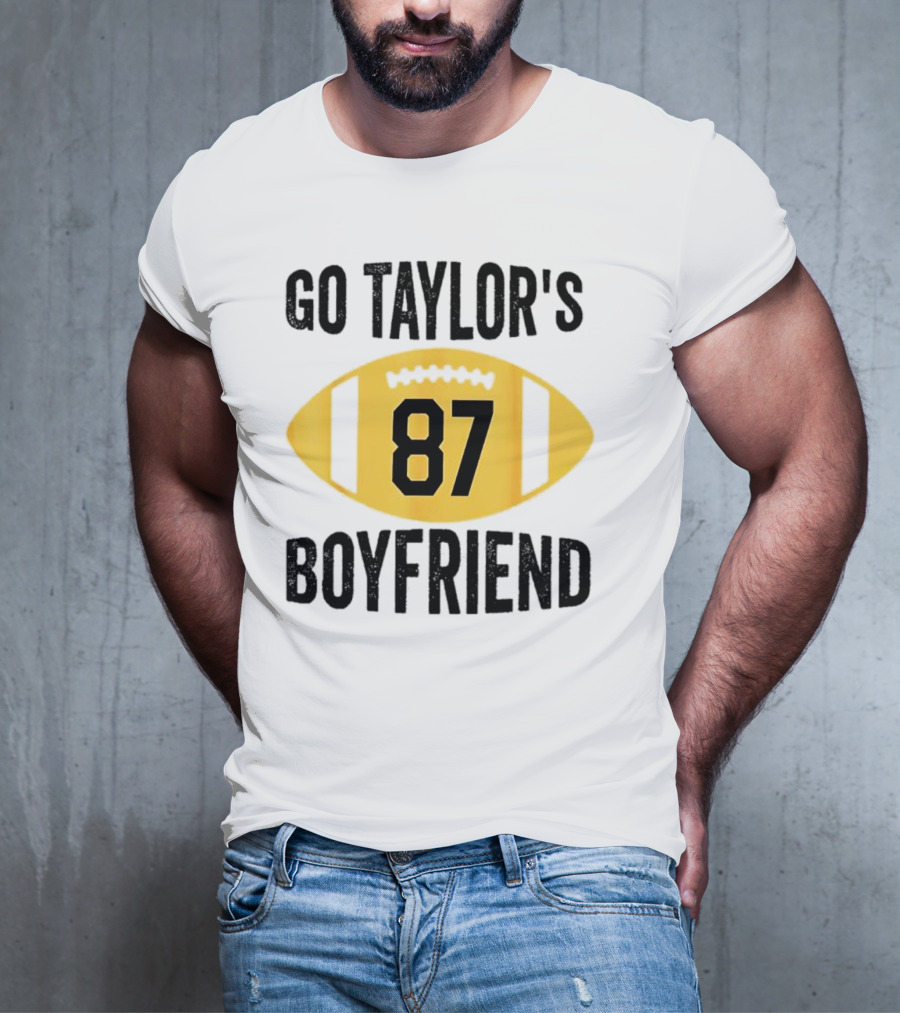 Go Taylor's Boyfriend 87 Football Game Day T-Shirt