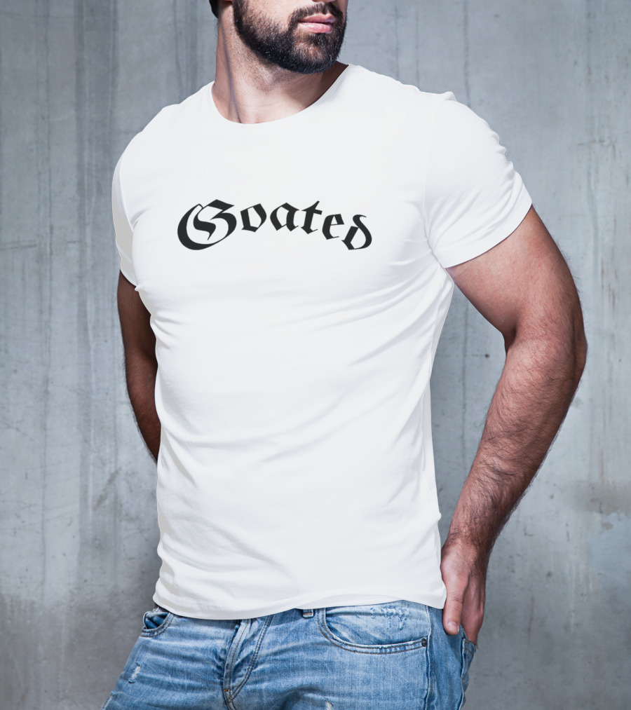 Ryan Clark Goated Blackletter Font T-Shirt