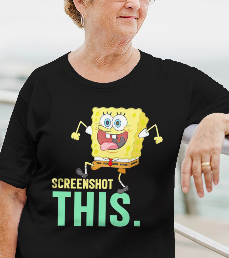 SpongeBob SquarePants Screenshot This Meme Joke T-Shirt