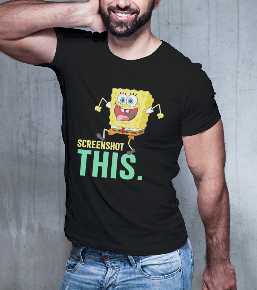 SpongeBob SquarePants Screenshot This Meme Joke T-Shirt