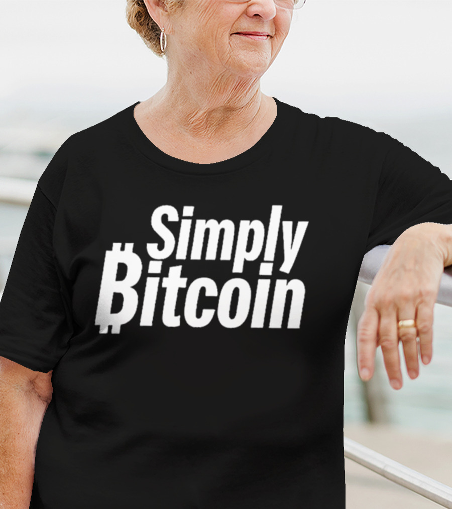 Simply Bitcoin Cryptocurrency T-Shirt