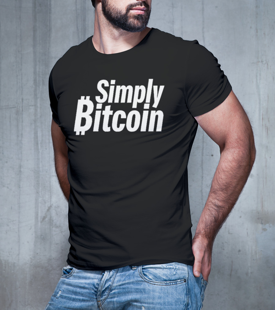 Simply Bitcoin Cryptocurrency T-Shirt
