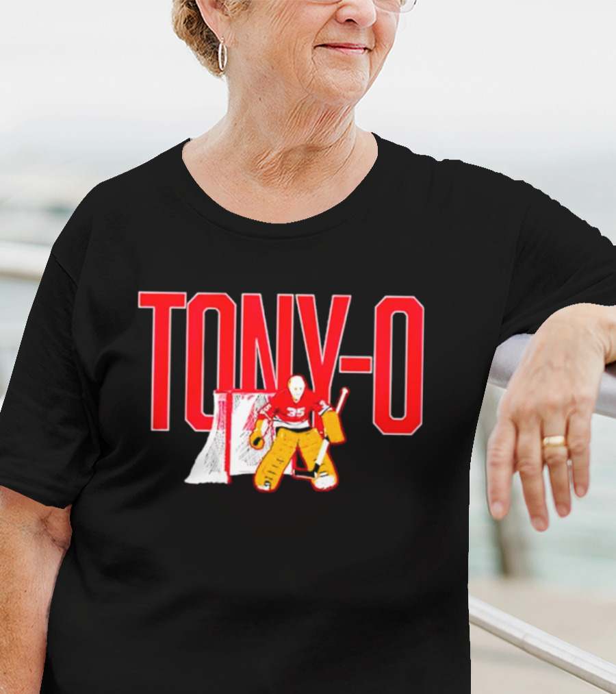 TONY-O 35 Hockey Goalie Net T-Shirt
