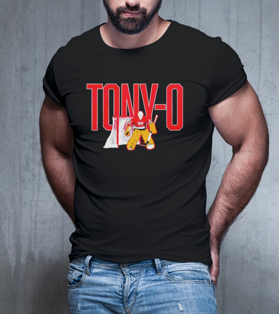 TONY-O 35 Hockey Goalie Net T-Shirt