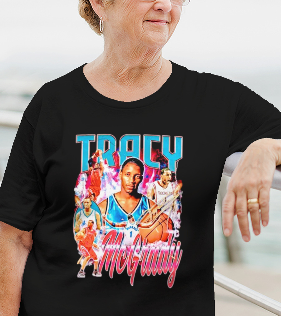 Tracy McGrady Basketball Rockets Legends TMAC T-Shirt