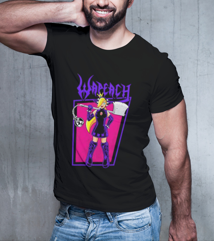 Wah Princess Wapeach Axe Mace Medieval Fantasy Warrior Princess T-Shirt