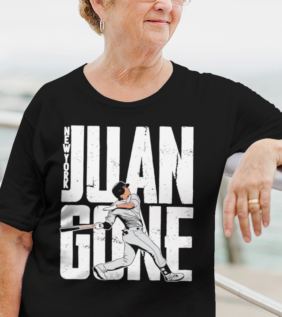 New York Juan Gone Baseball Swing T-Shirt