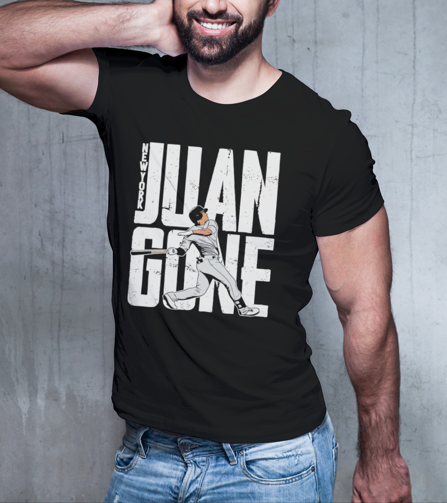 New York Juan Gone Baseball Swing T-Shirt