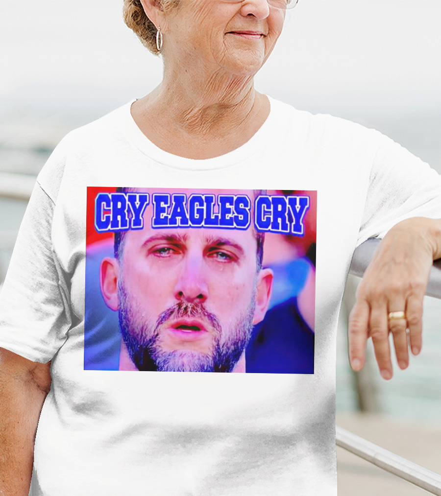 Cry Eagles Cry Nick Sirianni Ford Field Lions Clash T-Shirt