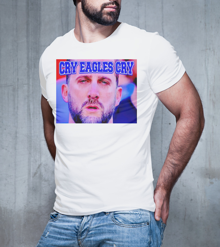 Cry Eagles Cry Nick Sirianni Ford Field Lions Clash T-Shirt
