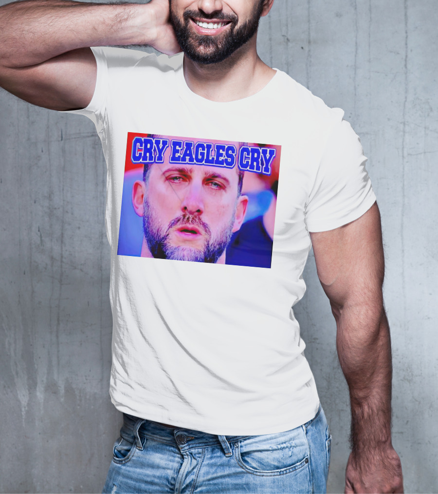 Cry Eagles Cry Nick Sirianni Ford Field Lions Clash T-Shirt