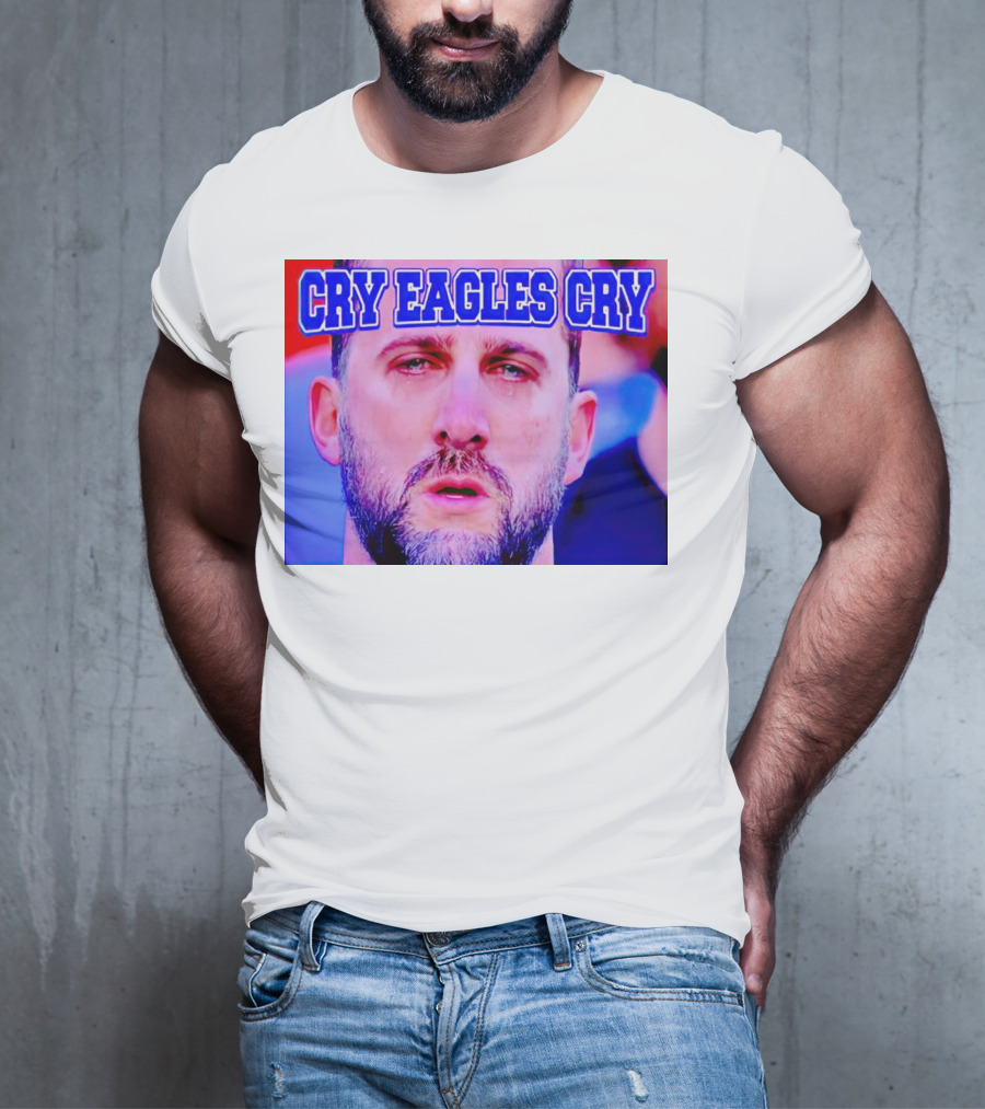 Cry Eagles Cry Nick Sirianni Ford Field Lions Clash T-Shirt