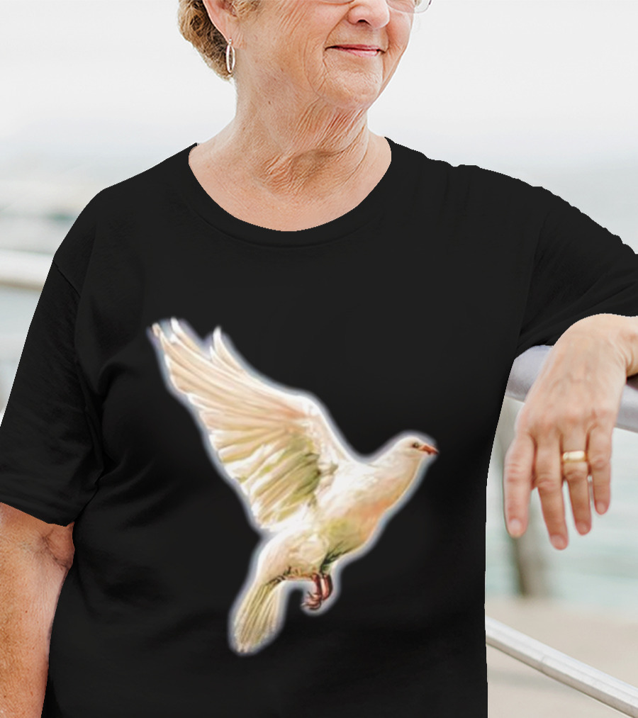 Psycho Peace Dream Dove In Flight T-Shirt