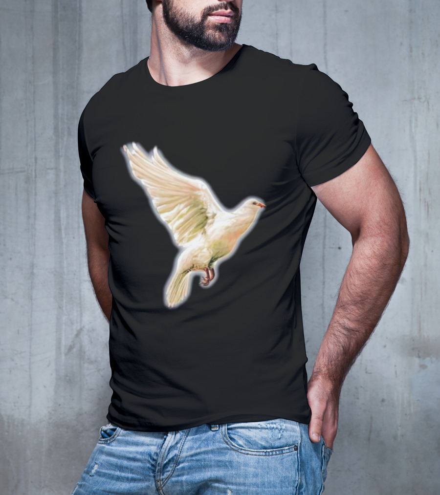 Psycho Peace Dream Dove In Flight T-Shirt