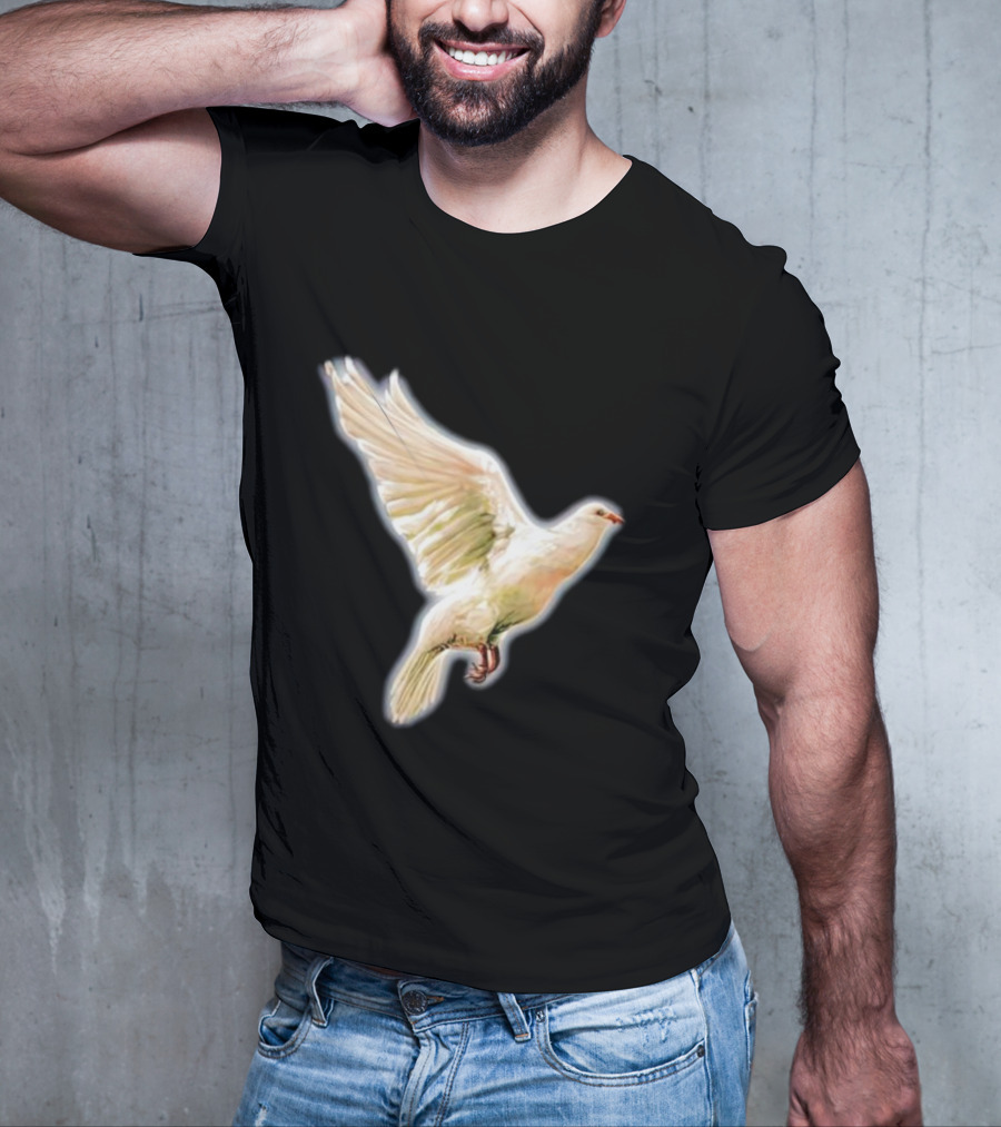 Psycho Peace Dream Dove In Flight T-Shirt