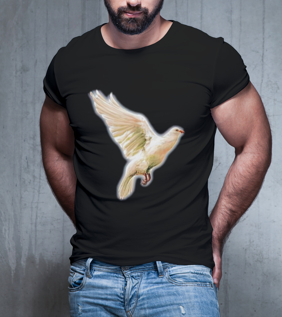 Psycho Peace Dream Dove In Flight T-Shirt