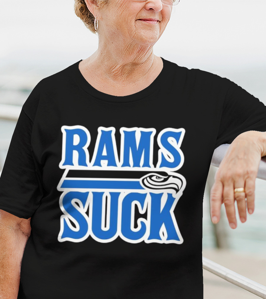 Rams Suck Seattle Seahawks Rivalry Game Day Fan Spirit T-Shirt