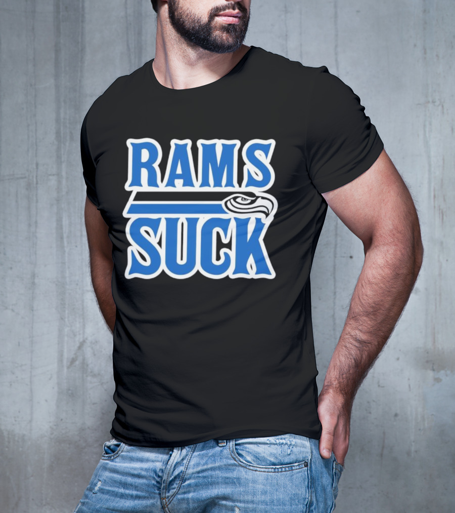 Rams Suck Seattle Seahawks Rivalry Game Day Fan Spirit T-Shirt