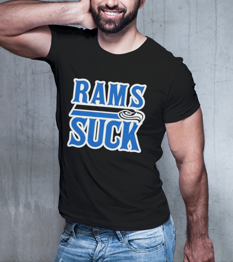 Rams Suck Seattle Seahawks Rivalry Game Day Fan Spirit T-Shirt