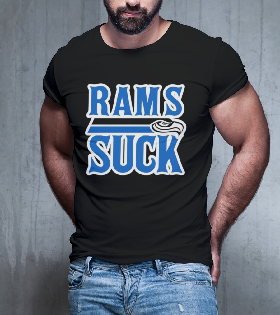 Rams Suck Seattle Seahawks Rivalry Game Day Fan Spirit T-Shirt
