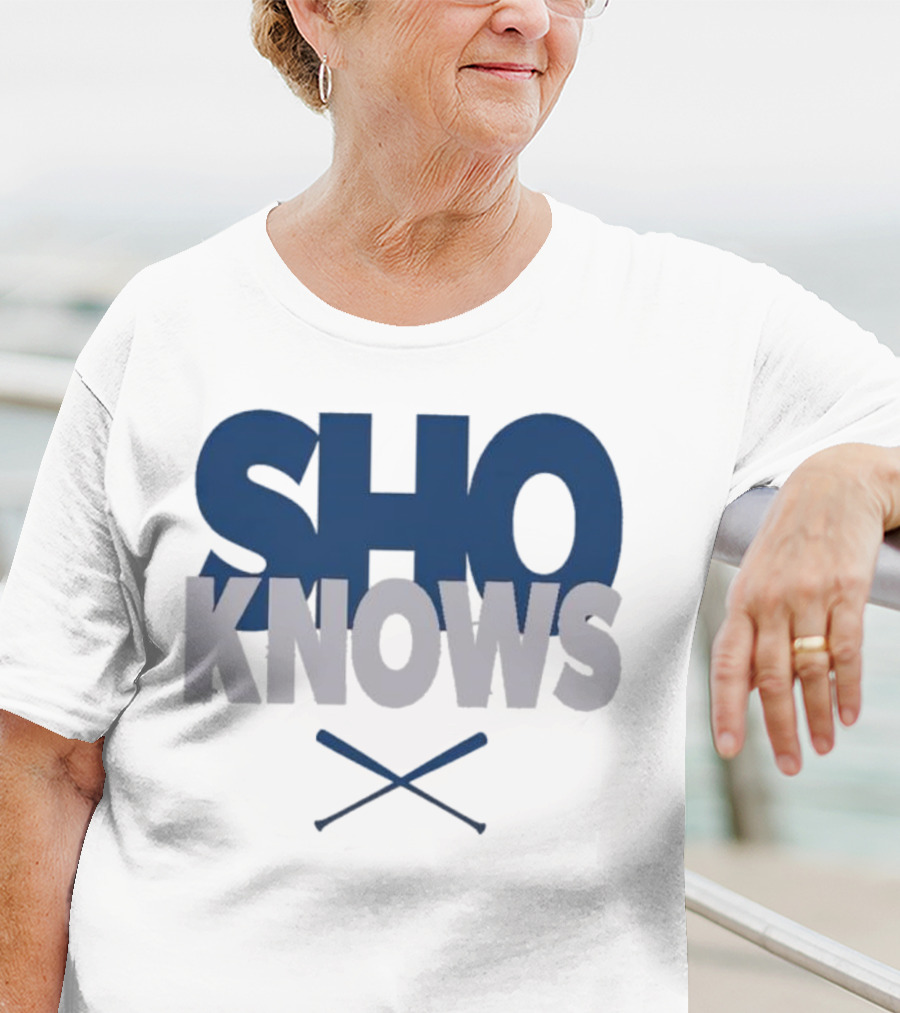 Shohei Ohtani Sho Knows LA Baseball T-Shirt