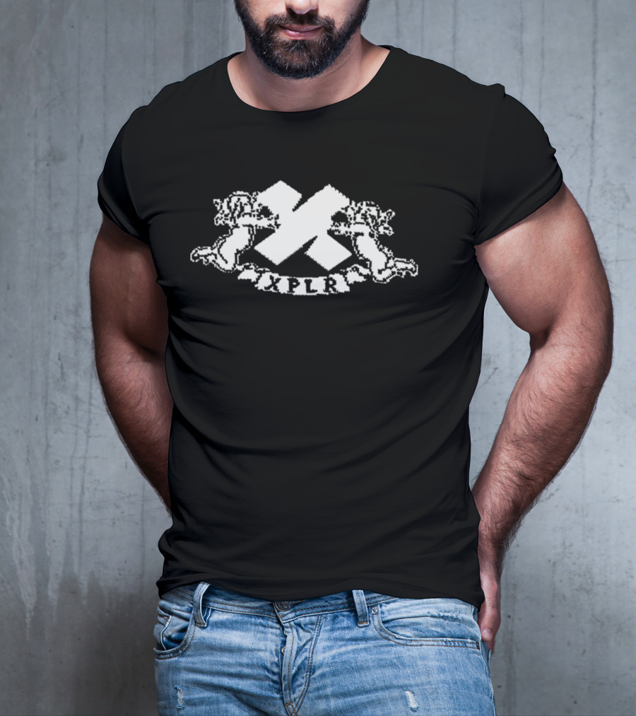 XPLR Angel Cherub Knit Emblem T-Shirt